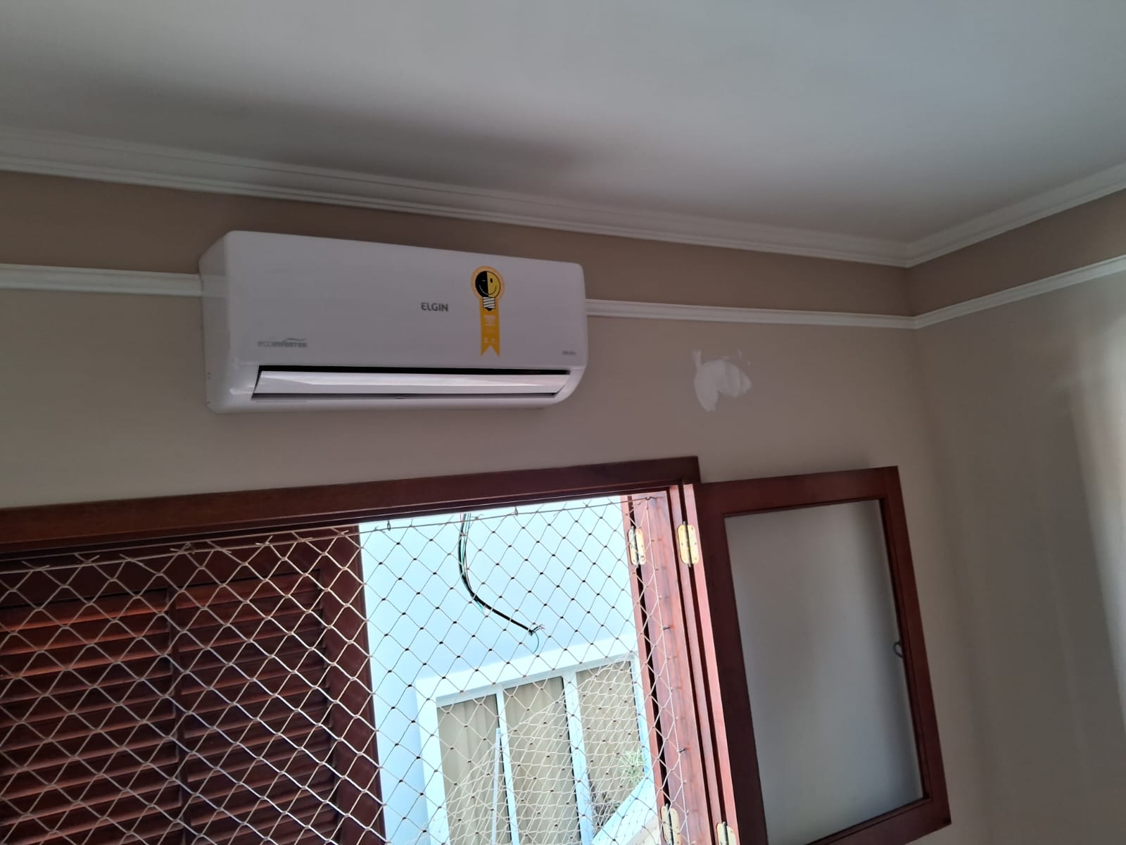 Ar-condicionado split instalado pela GLCon
